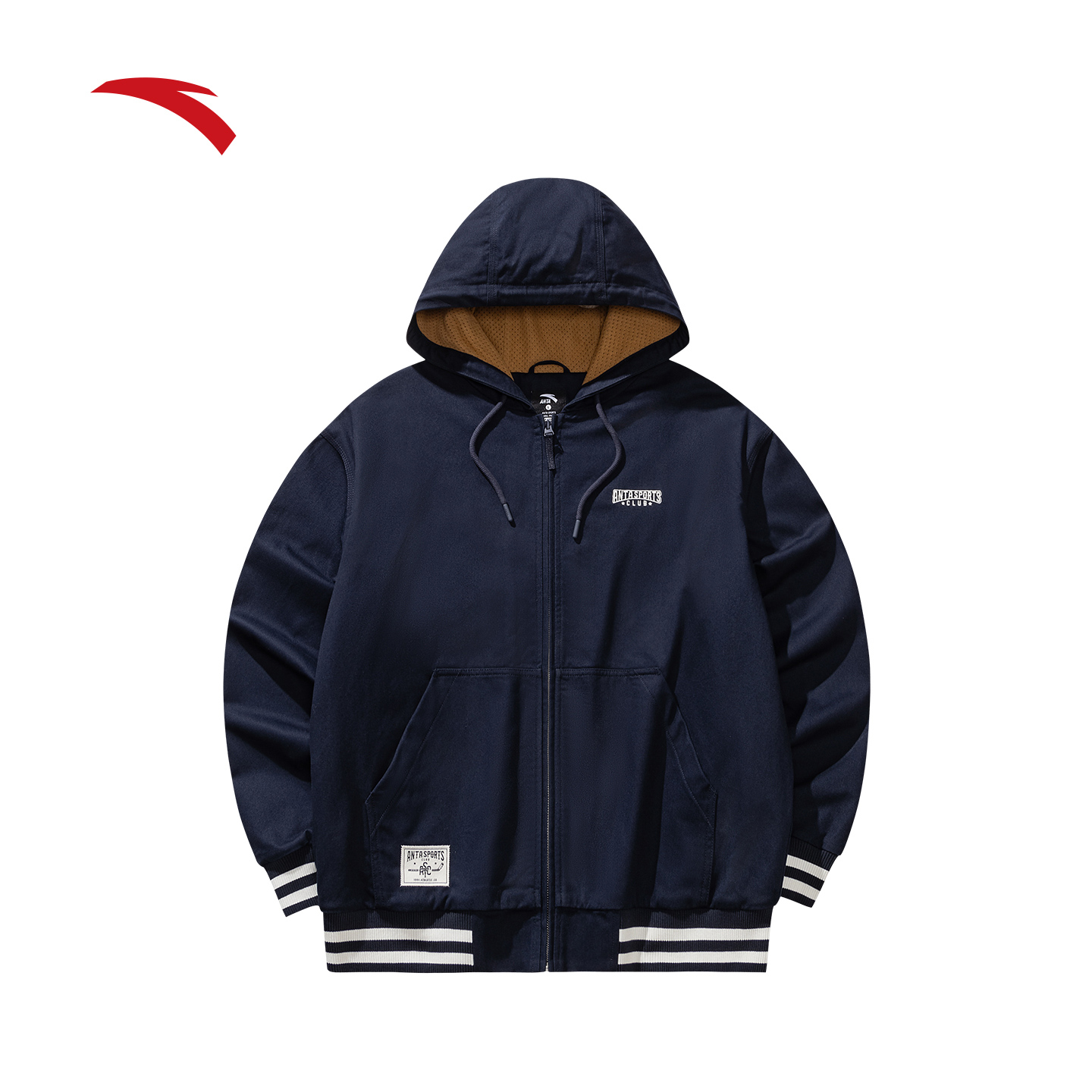 安踏美式复古梭织厚外套男