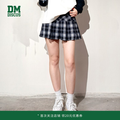 DISCUS25夏新品青春学院风半裙甜酷少女短裙休闲裙WK149C