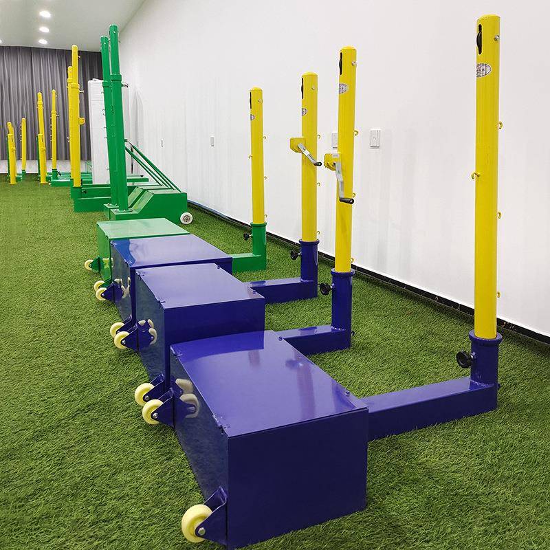 跨境厂家室外移动式网球柱便携式空箱网球柱比赛移动式网球架