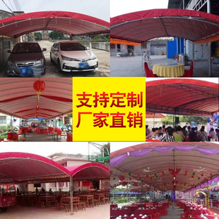 红银色防雨防晒喜棚布挡风遮雨结婚防雨布户外舞台会展防水篷布