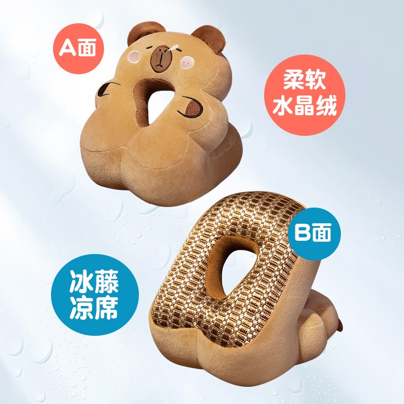 夏季凉席午睡枕趴睡枕透气小学生教室睡觉枕头女生办公室午休神器