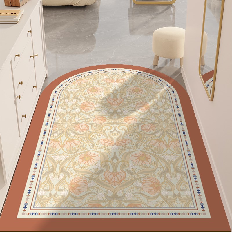 进门口地垫入户门脚垫门垫2024款硅藻泥吸水防滑地毯门里免洗耐脏