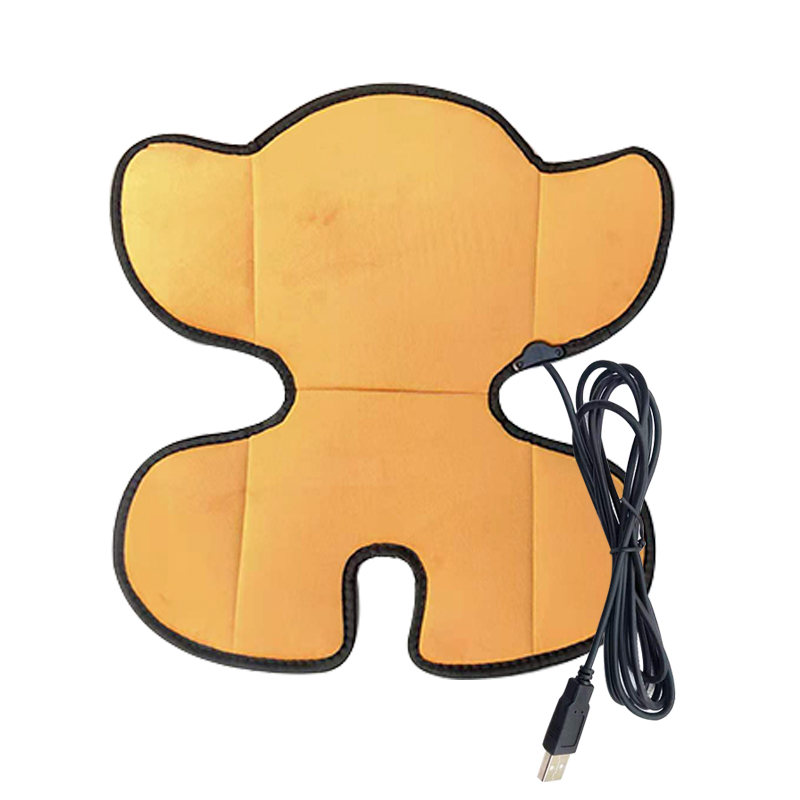 车载儿童保暖宝宝加热坐垫usb发热通用安全?椅垫婴儿椅垫5v热垫