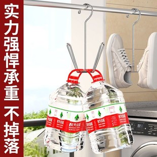 不锈钢晒鞋 神器 架宿舍阳台窗台防风挂钩晾鞋 架子室外特厚加粗晒鞋