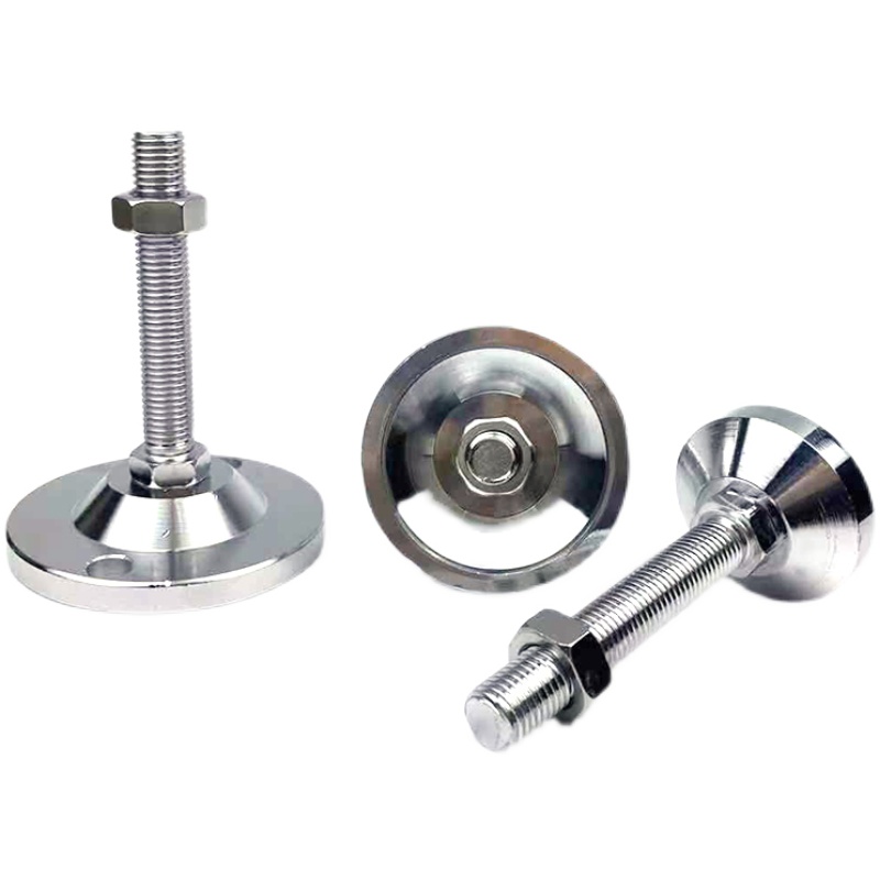 重型全金属碳钢机械机脚m16固定设备支撑调节脚杯m20地脚螺丝D80