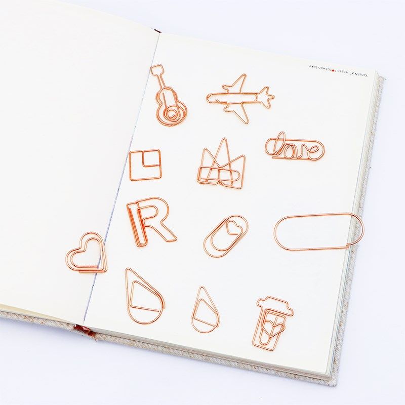 创意回形针回型针玫瑰金爱心别针办公用品可爱别针卡通曲别针定制,文具电教/文化用品/商务用品,别针/回形针,淘宝优惠券,粉丝福利购,淘宝优惠卷