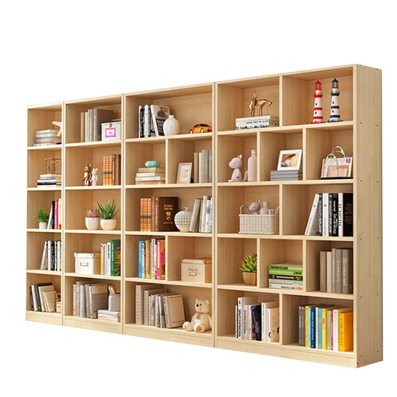 小学生简易组合松木儿童书架实木落地书柜家用简约置物架整墙定制,住宅家具,书架,淘宝优惠券,粉丝福利购,淘宝优惠卷