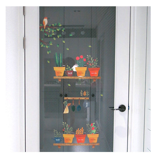 双面玻璃贴纸浴室卫生间防水瓷砖贴画门窗厨房冰箱贴装饰植物墙贴,家居饰品,玻璃膜/贴,淘宝优惠券,粉丝福利购,淘宝优惠卷