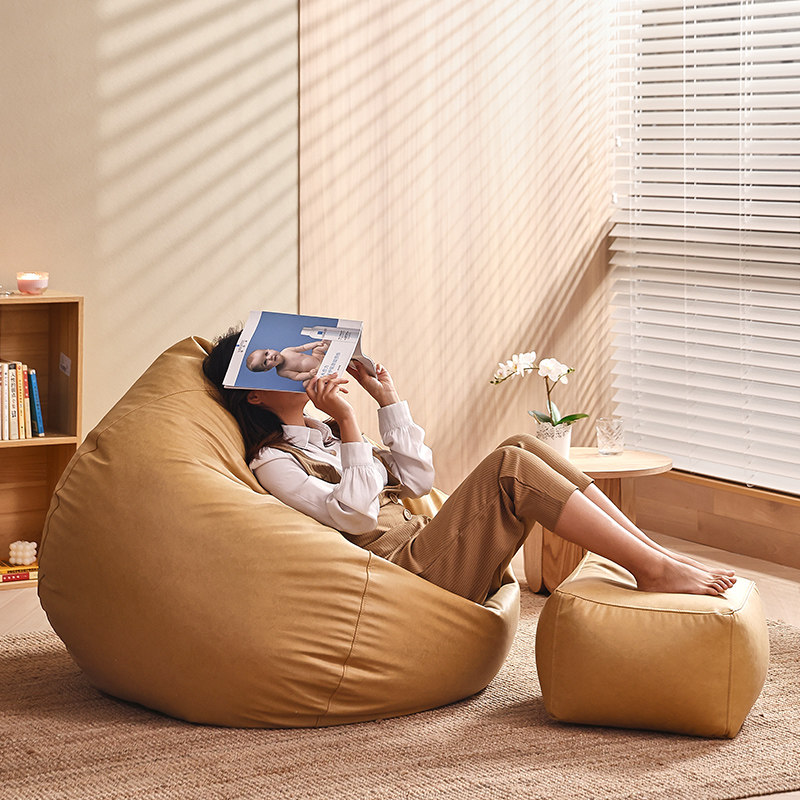 懒生活懒人沙发豆袋单人网红美丽榻榻米日式印记免洗科技布小沙发,住宅家具,懒人沙发,淘宝优惠券,粉丝福利购,淘宝优惠卷