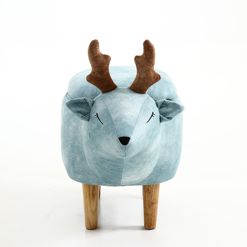 创意圣诞礼物招财小鹿梳妆凳换鞋凳穿鞋凳储物凳化妆凳动物凳