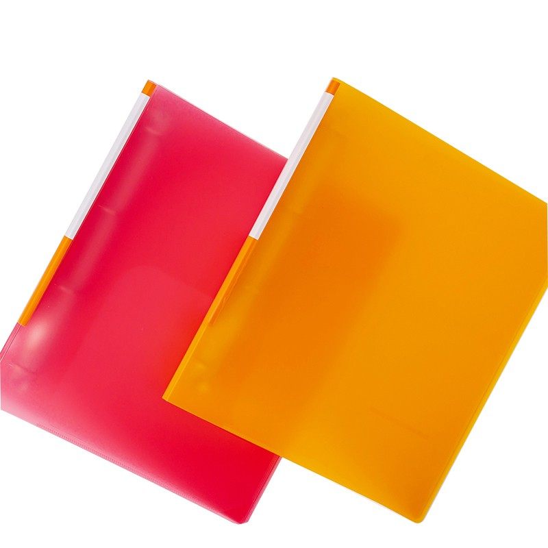 A4透明四孔活页夹资料册四孔活页夹4孔打孔文件夹环透明插页活页