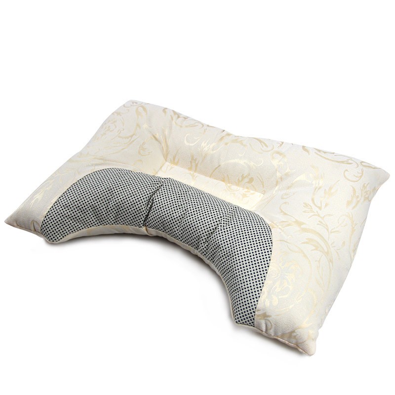 竹炭颈椎枕头托玛琳助眠脊颈椎修复专用牵引矫正u型保健护颈枕芯