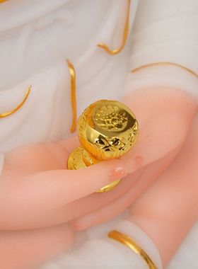 三宝佛像如来佛祖释迦摩尼钵盂阿弥陀佛莲花药师佛塔法器合金配件