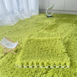 拼接地垫卧室满铺床边毯阳台飘窗可裁剪洗 奶油风客厅地毯2024新款