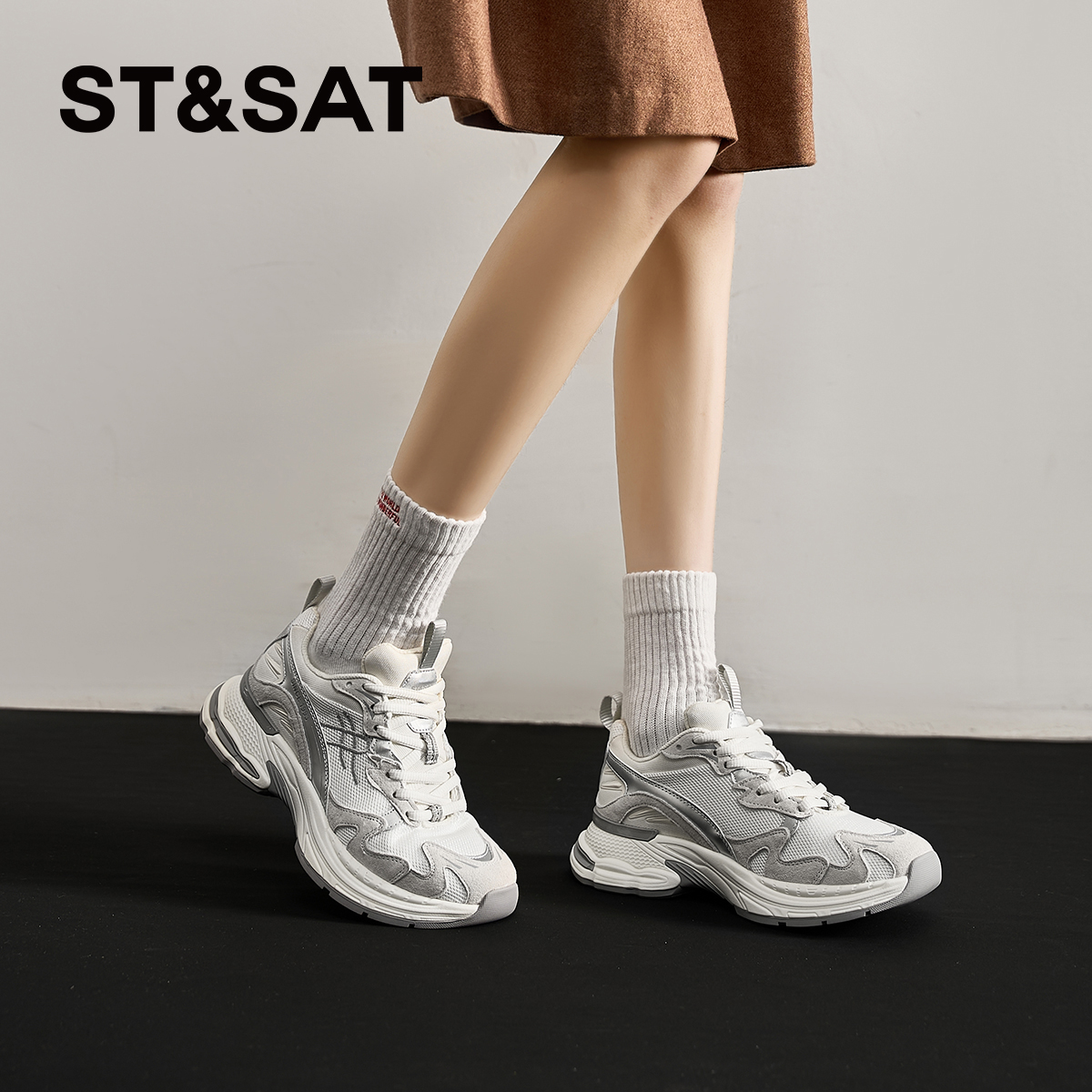 星期六女款老爹鞋时尚爆款舒适潮