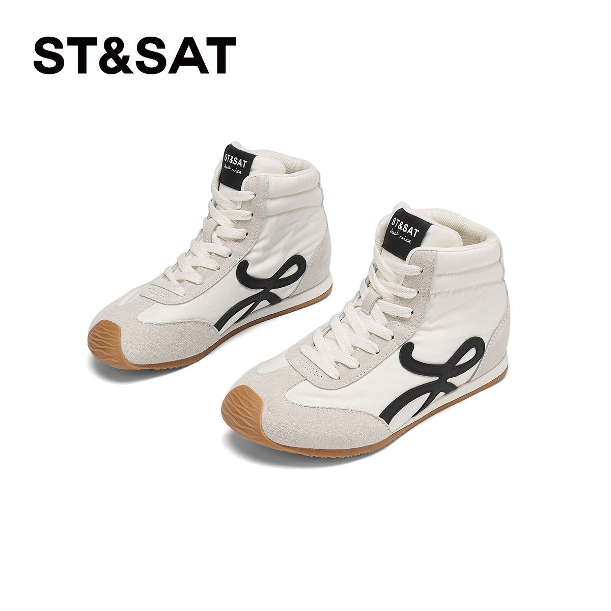 星期六复古高帮德训鞋