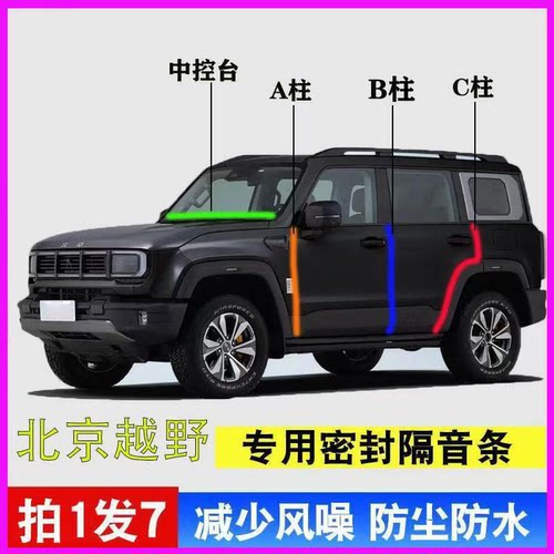 北京越野专用汽车隔音密封条胶条