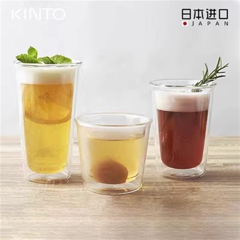 日杯隔热茶杯 冷饮果汁杯啤酒杯咖啡杯