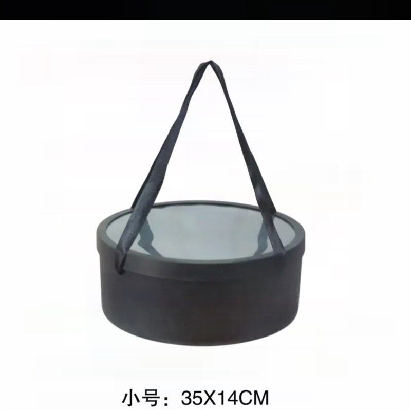 圆形水果盒爱心鲜礼品玫瑰束包装盒礼盒空盒子