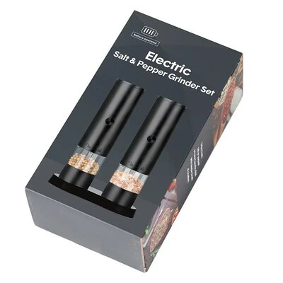 New Electric Salt and Pepper Grinder Rechargeable Adjustable