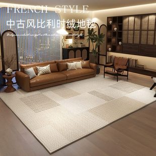 客厅地毯现代简约茶几毯北欧卧室家用免洗沙发床边高级轻奢风地垫