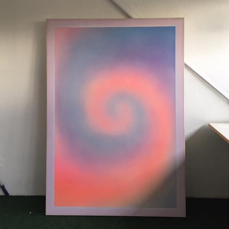 扎染抽象客厅装饰画个性沙发背景墙画大幅竖玄关挂画艺术落地画