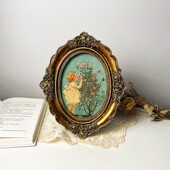 寸法式 饰画雕相框卧室客厅摆画背景墙挂画 复古油画装