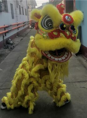 舞狮羊毛龙灯羊毛南狮羊毛醒狮道具蓝色醒狮假赔十