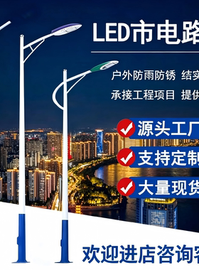 市电路灯户外LED高杆灯防水防雷