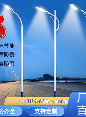 新农村户外高杆路灯厂家led市电道路照明灯6米超亮工程高杆灯定制