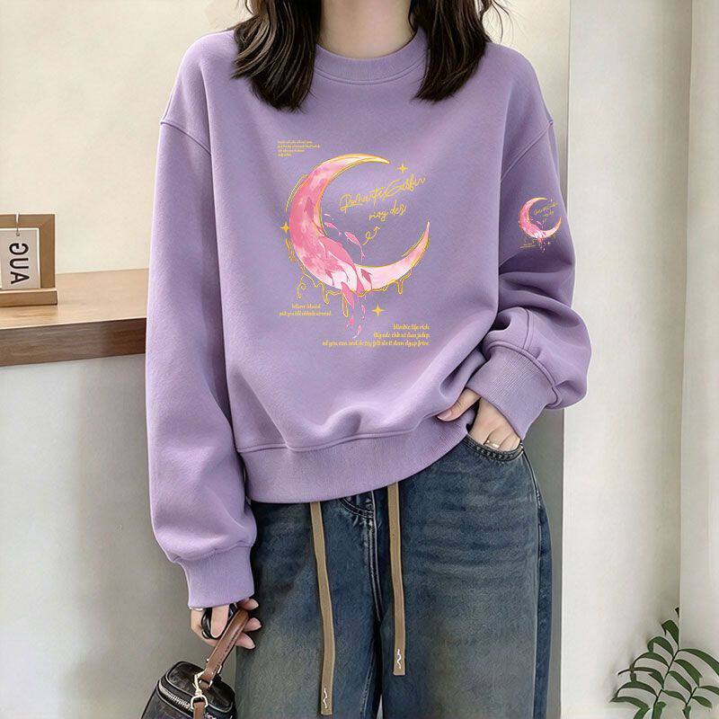纯棉薄款短款卫衣女秋冬韩版