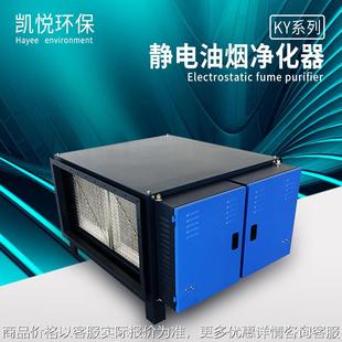 浸塑包塑油雾净化机 橡胶磨粉静电油烟净化收集器