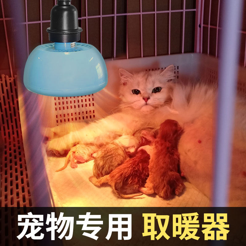 暖风加热灯取暖灯芦丁鸡保温灯自动控温养殖小鸡育雏箱加温灯