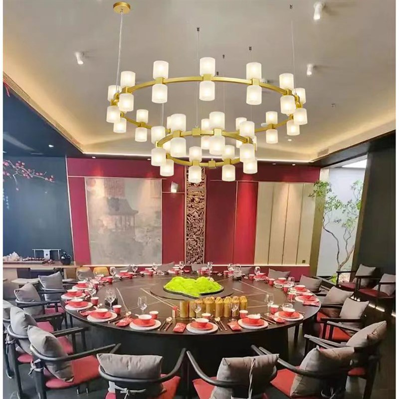 吊灯店铺商用餐饮店吊灯包间餐桌灯宴会厅饭店包间吊灯具