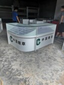 收银台烟柜一体推拉储藏烟草转角烟柜收银台