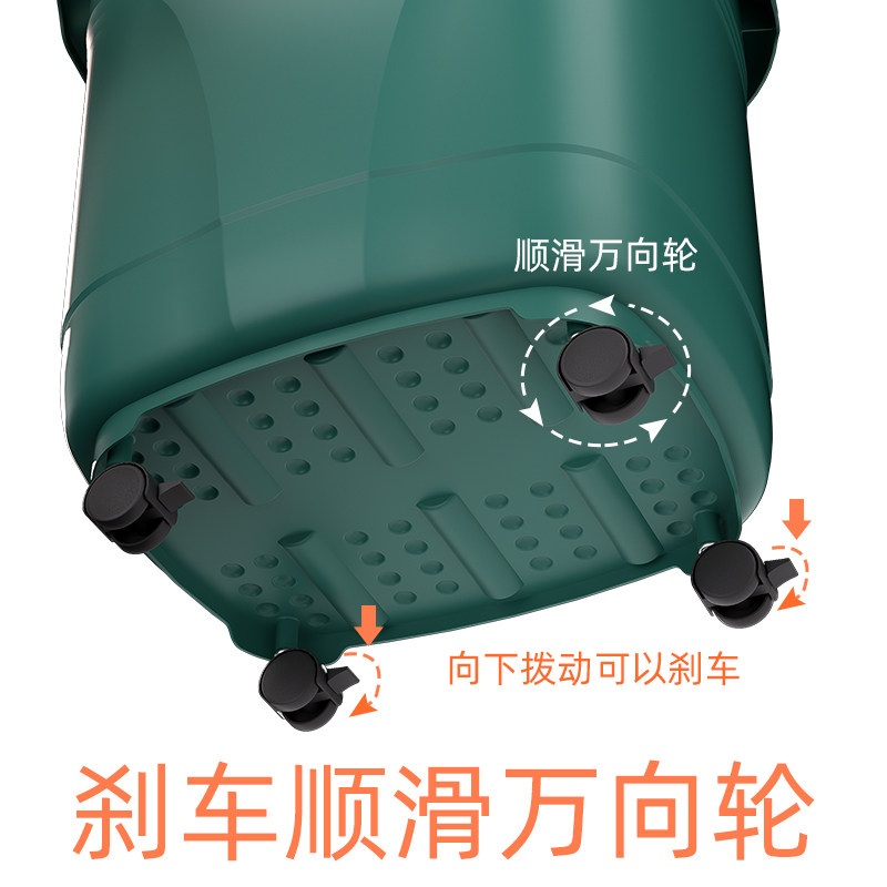 泡脚桶过小腿保温足浴按摩桶新款加深桶宿舍塑料洗脚盆