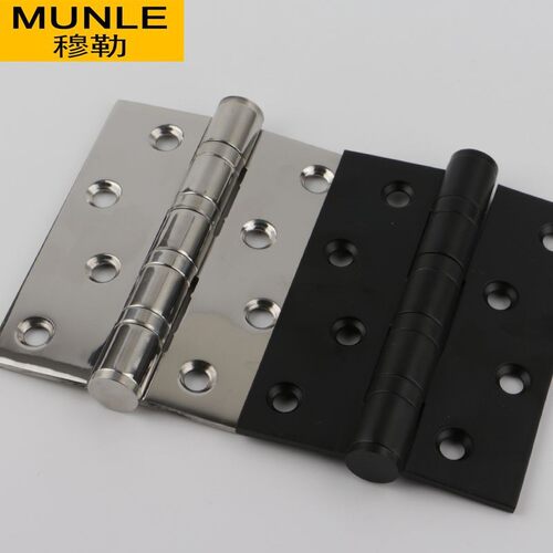 穆勒金色房门活页加厚静音轴承平合页实木门铰链**