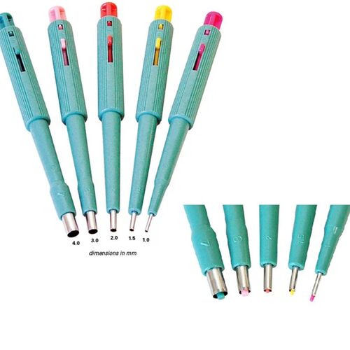 活检穿器皮肤组织打器 带活塞白鼠石蜡取样