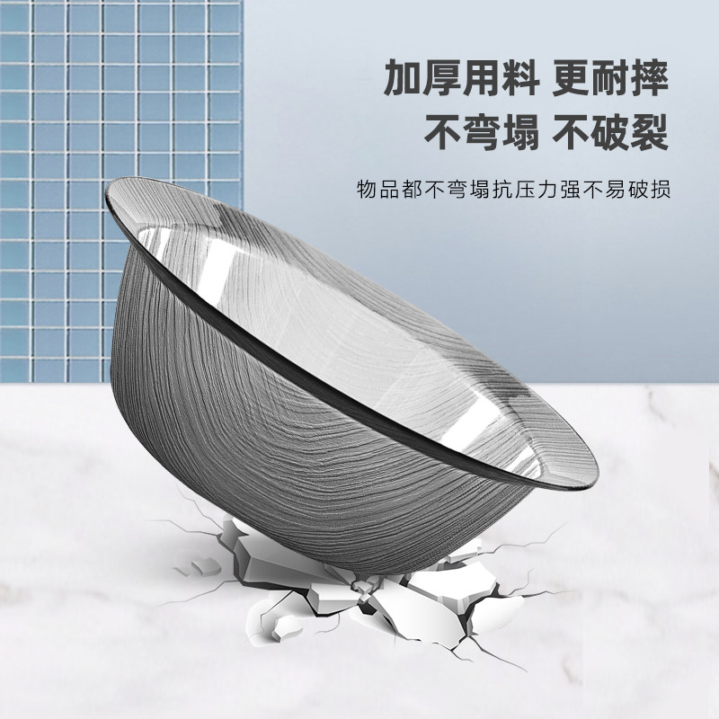 日洗脸盆加厚塑料洗衣盆洗脚盆面盆子洗菜盆耐摔型大号
