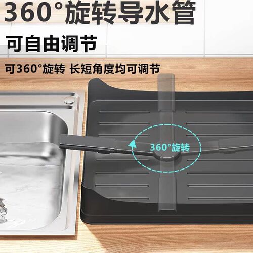 库博卡叠式层碗碟架沥水架碗柜台面放碗盘架子