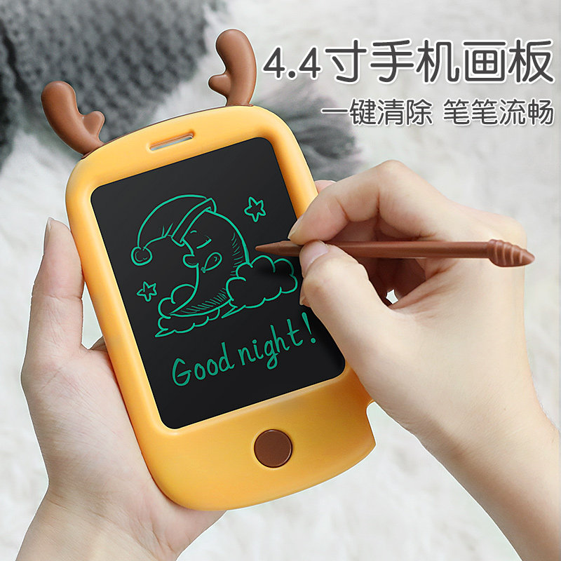 迷你小画板液晶手写板儿童写字板电子绘画画擦幼儿宝宝涂鸦
