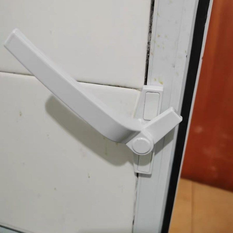型铝合金把手塑钢执手铝塑门字单点锁扣幕墙外拉手