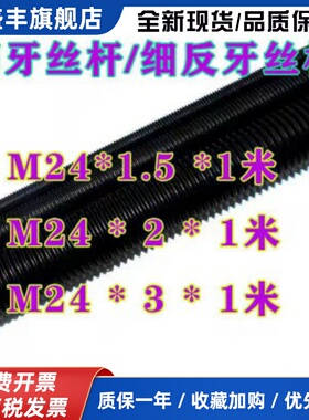 m24x1/m24x1.5m24x2m24*3高强度正牙/反牙/细牙条丝杆/丝杠/螺杆