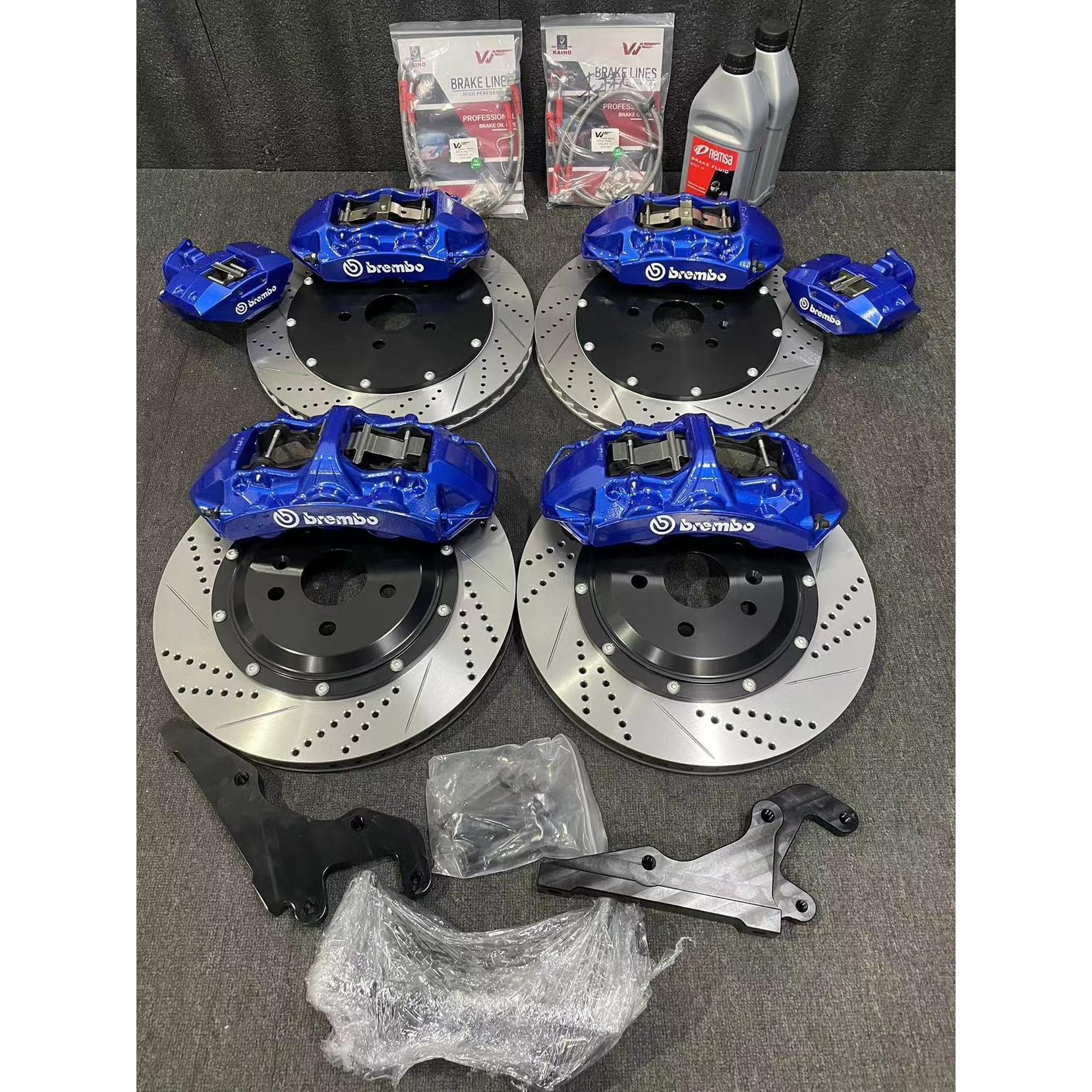 AP布雷博brembo刹车卡钳改装GT6 F50 AMG6阿基波罗8N9N十活塞套装