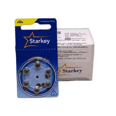 Starkey助听器电池S10A长效无汞 PR70整盒60粒装