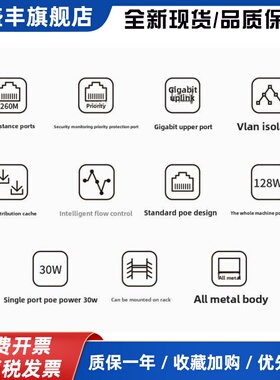 MCS1318D-P/MCS1326D-P安防监控专用18口千兆上联PoE交换机