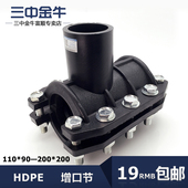 三中金牛水管管件 增口节哈夫节管道快速抢修堵漏器