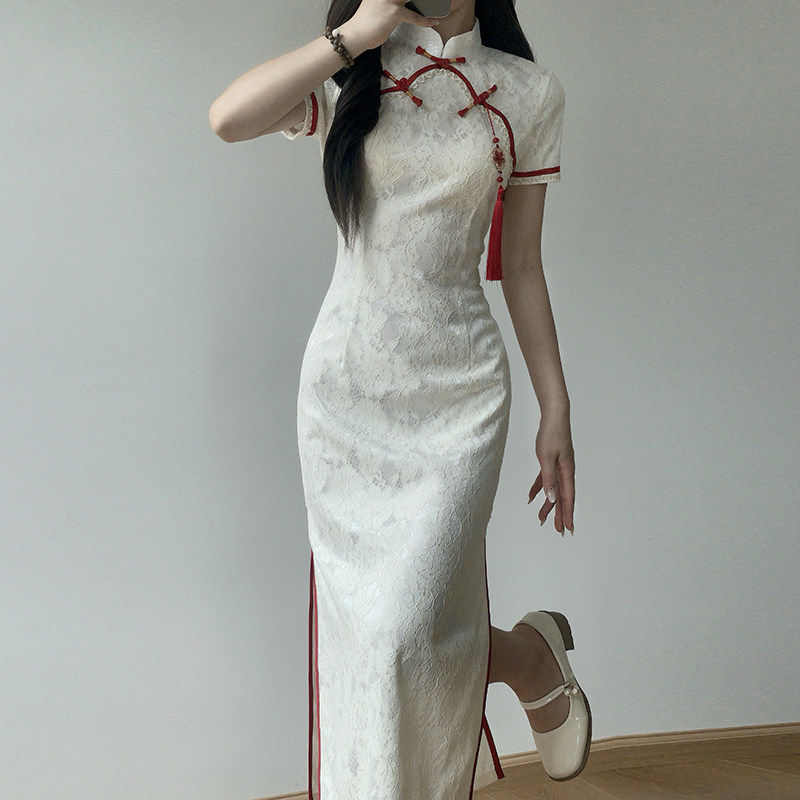 新中式旗袍2025新款国风性感订婚日常气质高端改良年轻款少女夏季