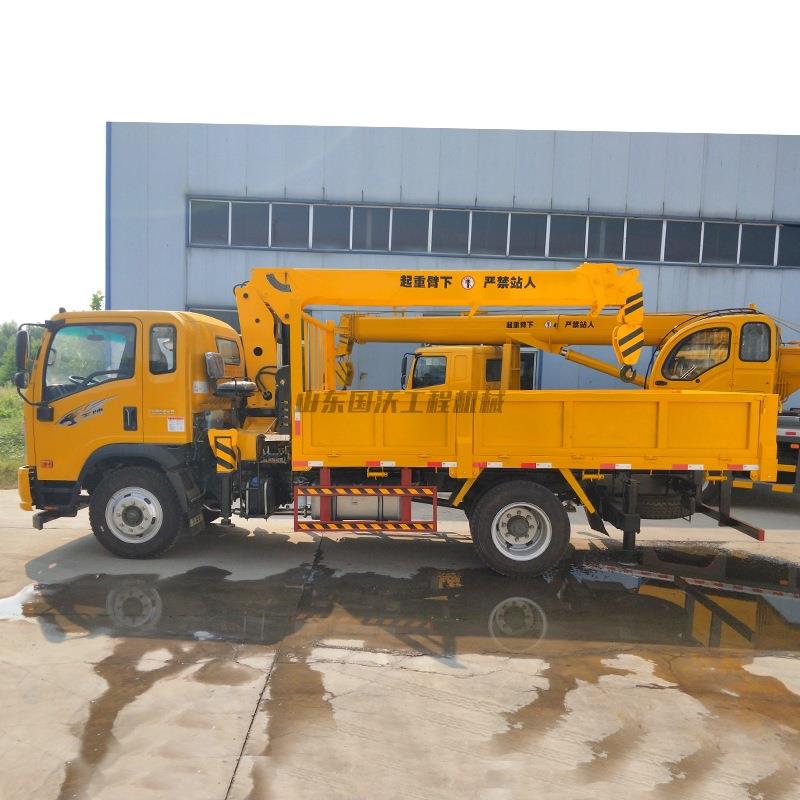 6吨8吨汽车底盘自备吊车市政建设用随车起重机6吨8吨自卸随车吊