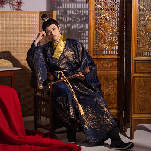 云梦集2026新款织金缎面琵琶袖明制道袍可搭直裰披风男女原创汉服